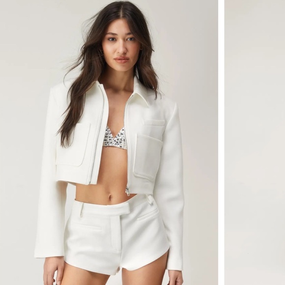 Nasty Gal Pants - Nasty Gal Premium Tailored Booty Shorts